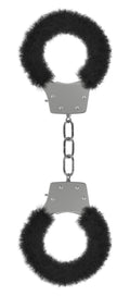 "Pleasure Furry Handcuffs - Black OU-OU004BLK"