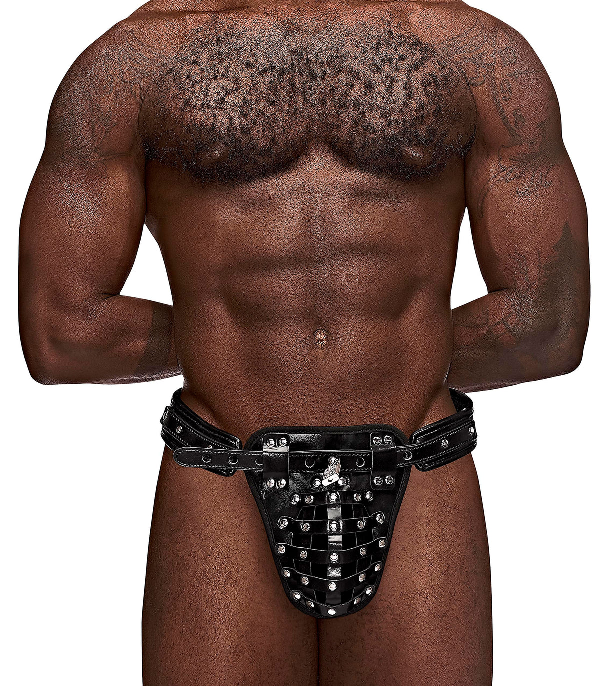 "Taurus Leather Thong - One Size - Black MP-542266BK1S"