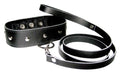 "Leather Collar and Leash Set SS432-02"