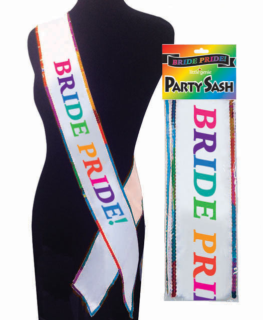"Bride Pride Sash LG-NVC102"
