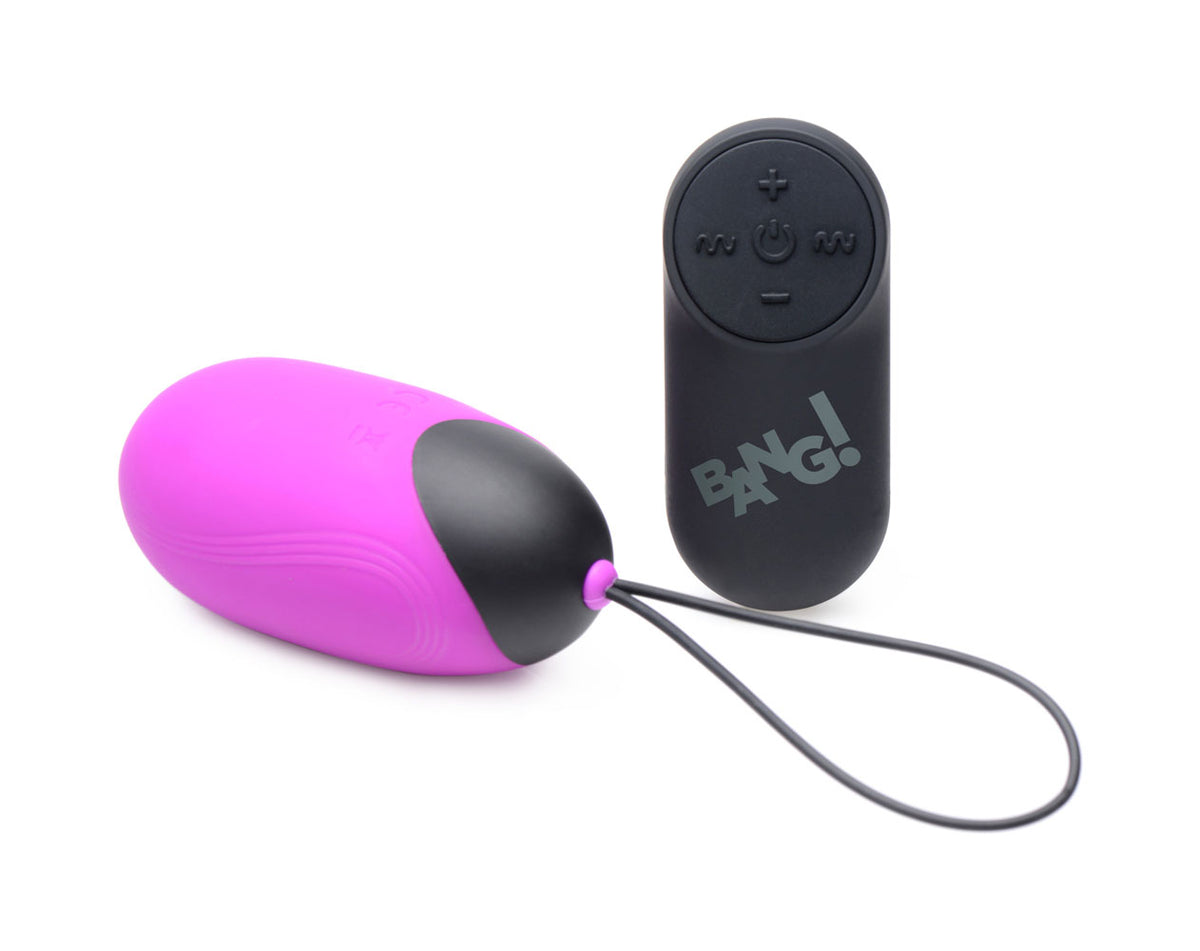 "Bang XL Silicone Vibrating Egg - Purple BNG-AG331-PUR"