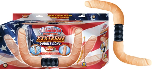 "Latin American Whoppers Extreme Vibrating and  Fully Bendable Dong - Flesh NW2376-1"