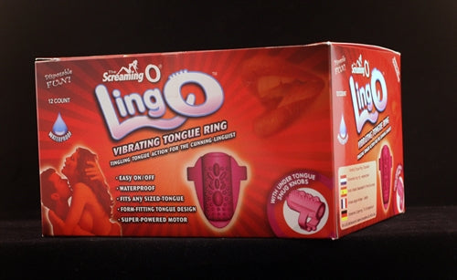 "The Ling-O Vibrating Tongue Ring - 12 Count Box LNG110D"
