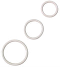 "Soft C Ring Set - White BSPR-09"