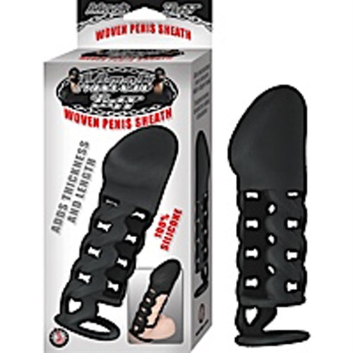 "Mack Tuff Woven Penis Sheath - Black NW2554"