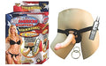 "All American Whoppers Vibrating 8 Dong With Unversal Harness - Light NW2328-1"