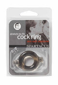 "Elastomer Cock Ring - Black BSPR-84"