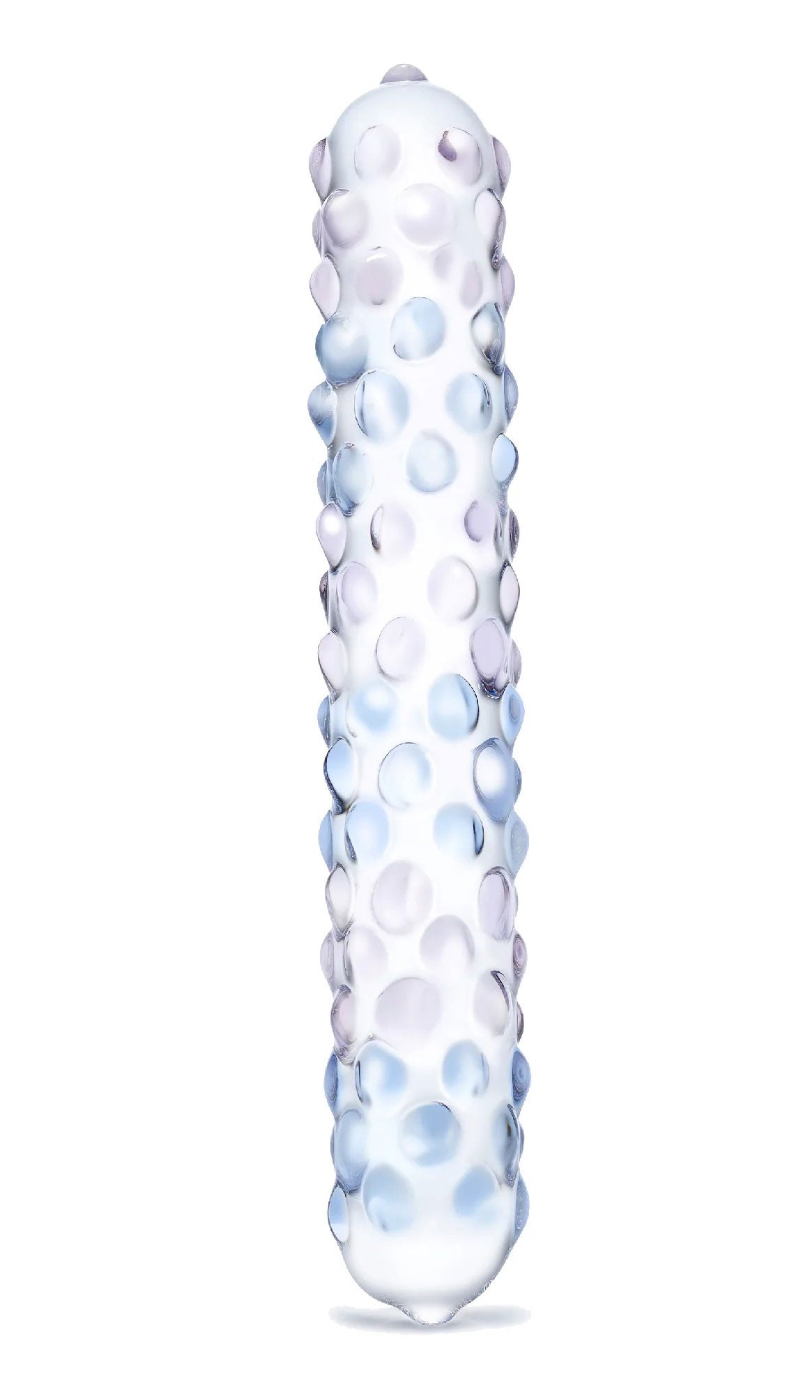 "Purple Rose Nubby Dildo GLAS-94"