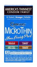 "Kimono Microthin Sheer Variety Pack - 12 Count KM09012"