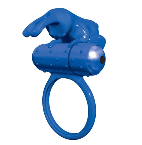 "Buzz Bunny Cockring Vibe - Blue BMS52014"