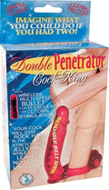 "Double Penetrator Cock Ring - Red NW1914-1"