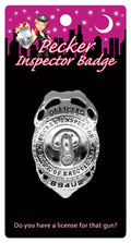 "Pecker Inspector Badge KG-NVS66"
