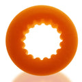 "Axis - Rib Griphold Cockring - Orange Ice OX-3068-ORGICE"
