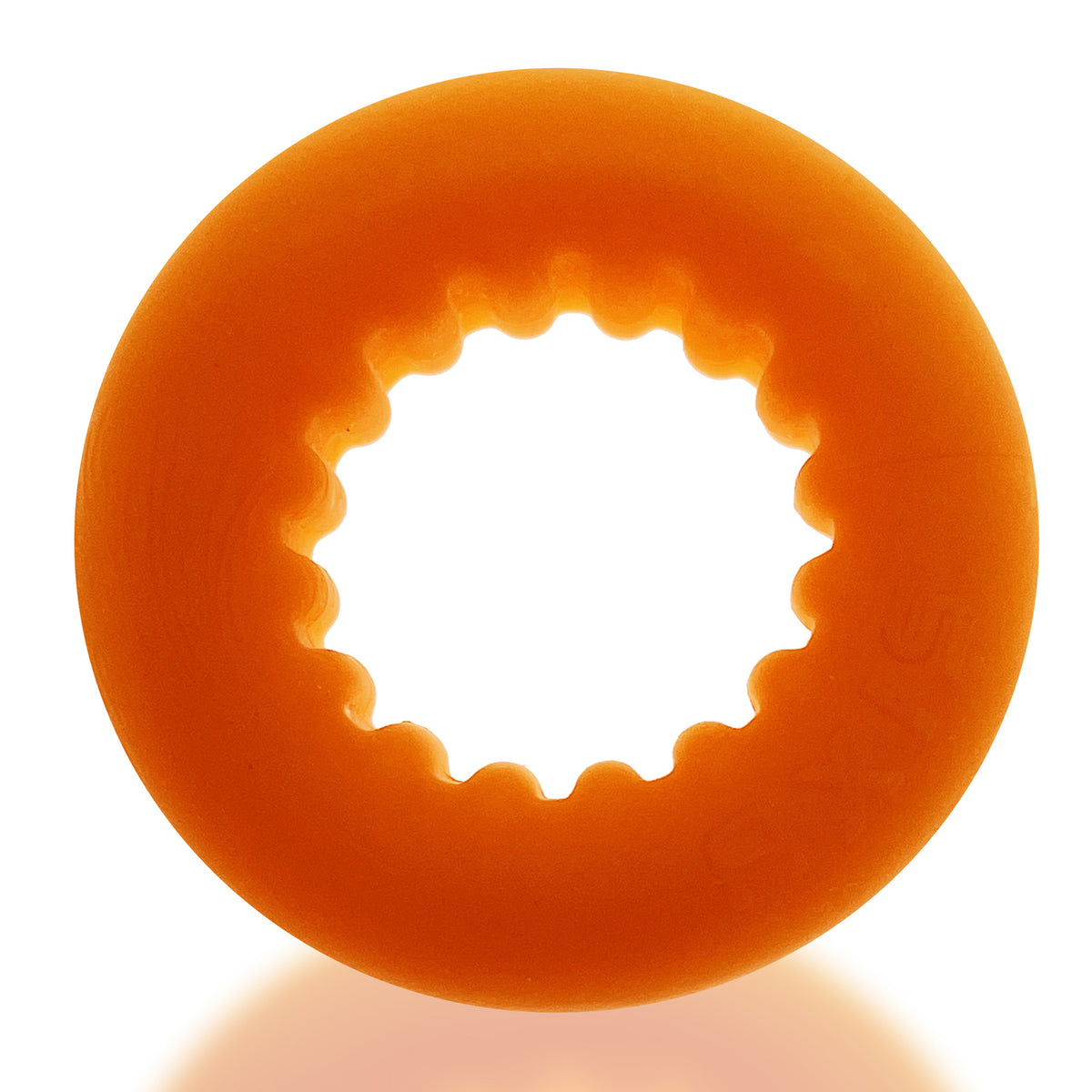 "Axis - Rib Griphold Cockring - Orange Ice OX-3068-ORGICE"