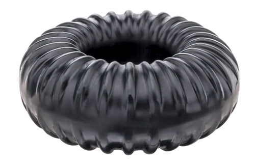 "Ribbed Ring - Black PF-CR30B"