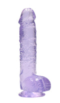 "6 Inch Realistic Dildo With Balls - Purple SH-REA090PUR"