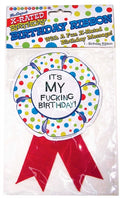 "X-Rated Birthday Party Award Ribbon CP-544"