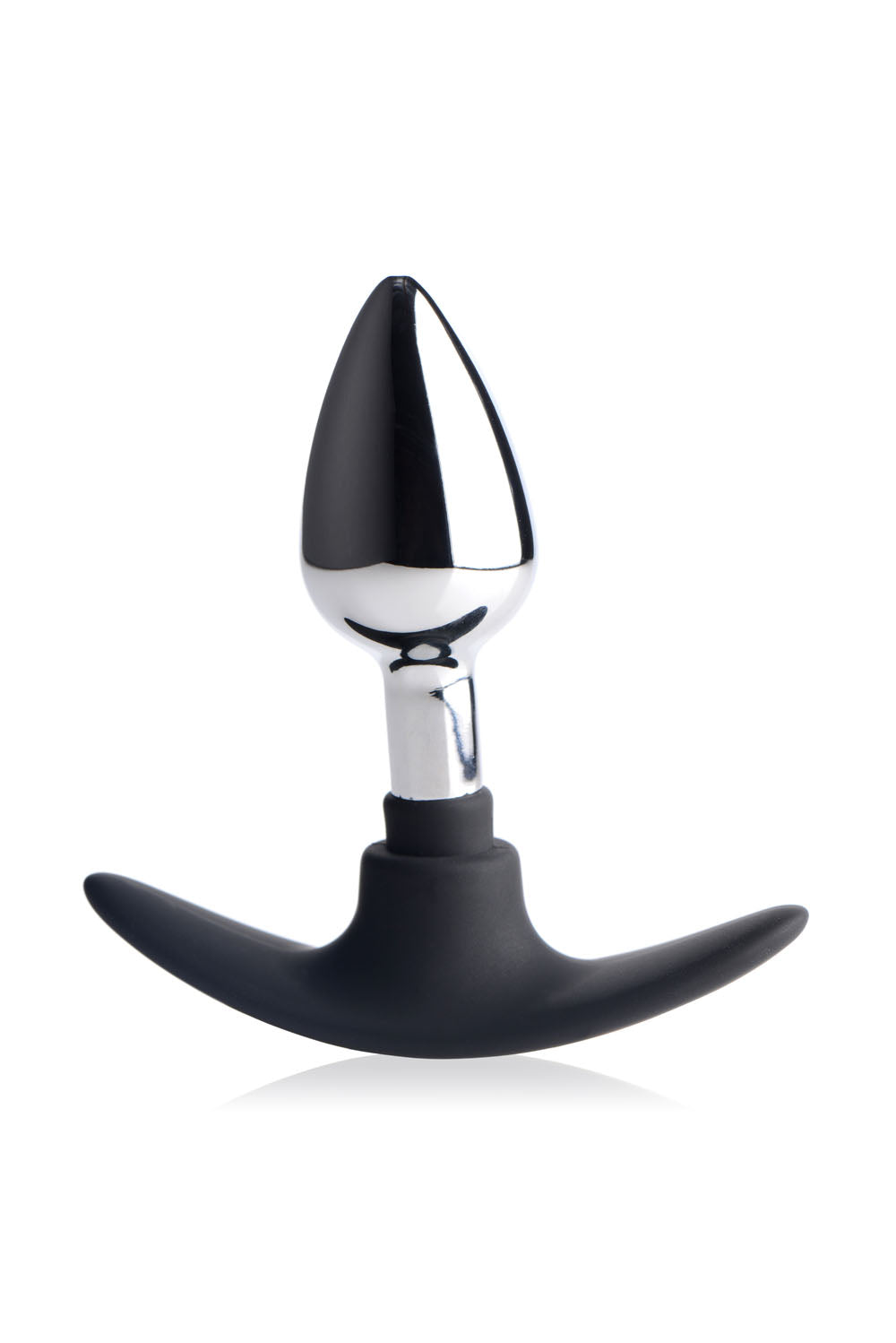 "Dark Invader Metal and Silicone Anal Plug - Small MS-AD343-SML"