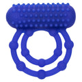 "Silicone Rechargeable 10 Bead Maximus Ring - Blue SE1843303"