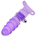 "Double Finger Banger Vibrating G-Spot Glove - Purple FR-AE593"