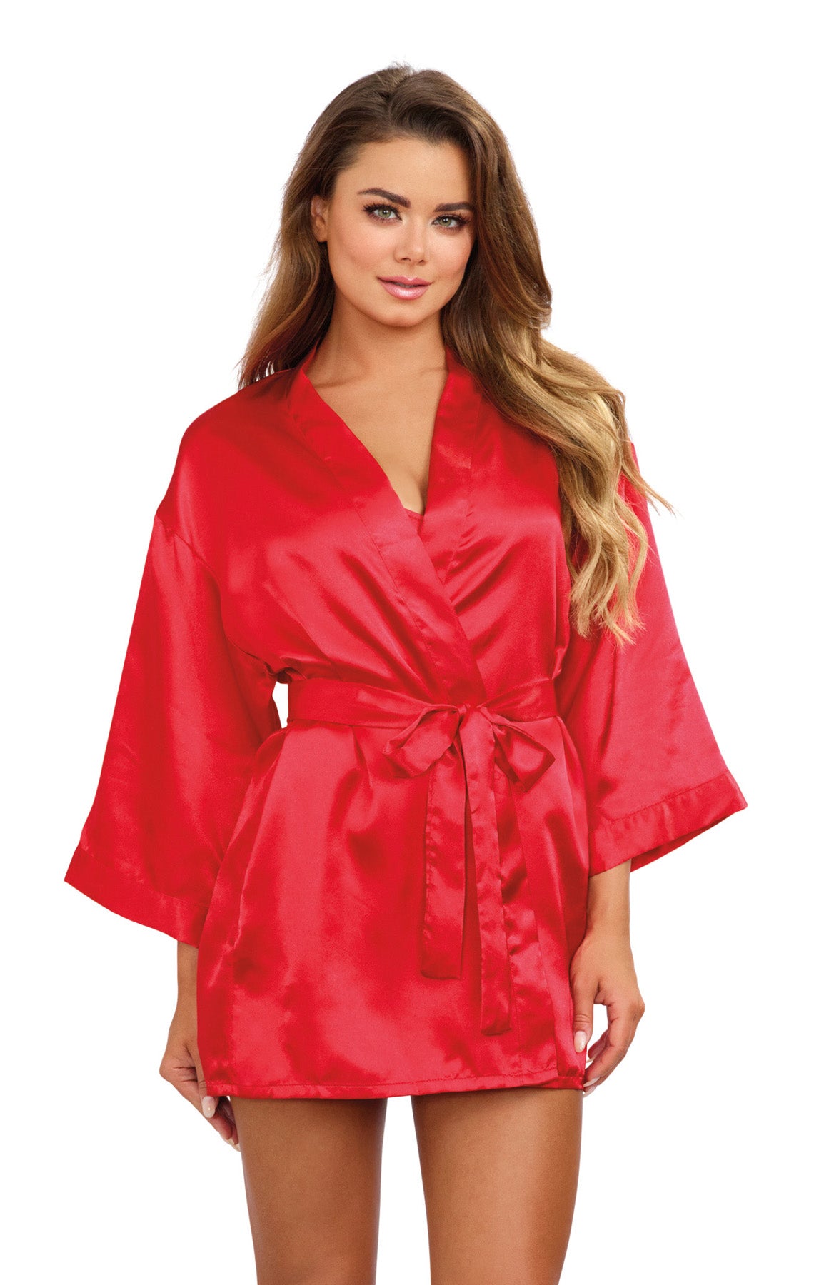 "Robe, Chemise, Padded Hanger - Small - Red DG-3717REDS"