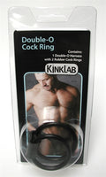 "Double-O Cock Ring Rubber KL-741"