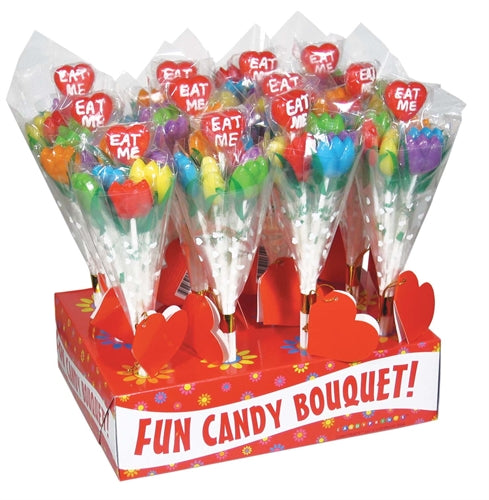 "Eat Me! Tulip Candy Bouquet - 12 Piece Display CP-609"