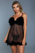 "Farrah Babydoll - Small/ Medium - Black BW-2076-BLKSM"