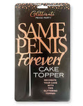 "Glitterati Same Penis Cake Topper LG-CP1099"