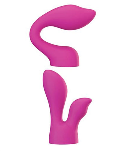 "Palm Sensual Accessories - 2 Silicone Heads BMS30530"