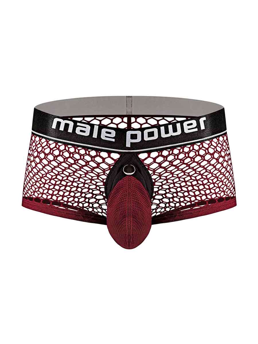 "Cock Pit Net Mini Cock Ring Short - Large -  Burgundy MP-120260BNLG"
