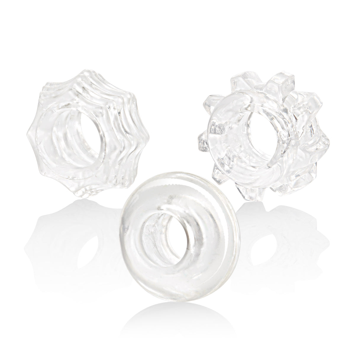 "Reversible Ring Set - Clear SE1433002"