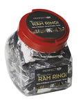 "Ram Ring - 50 Count Fishbowl - Black PF-CR42D"