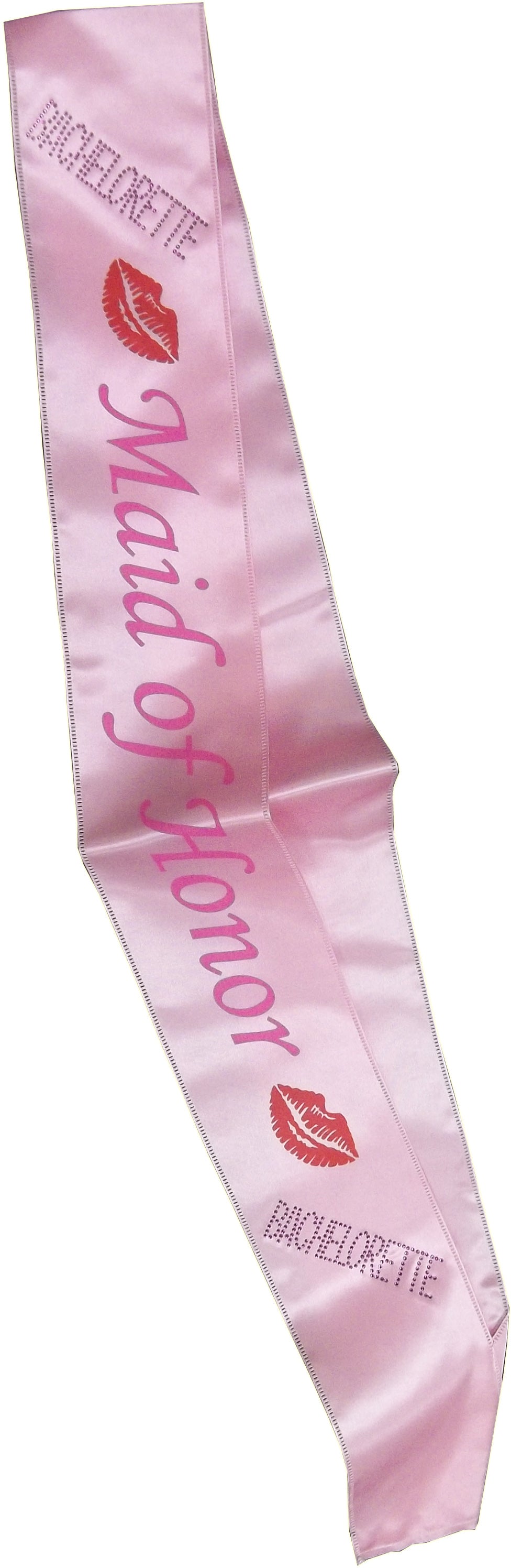 "Maid of Honor Sash With Stone OMG-AL-SASH-MOHP"
