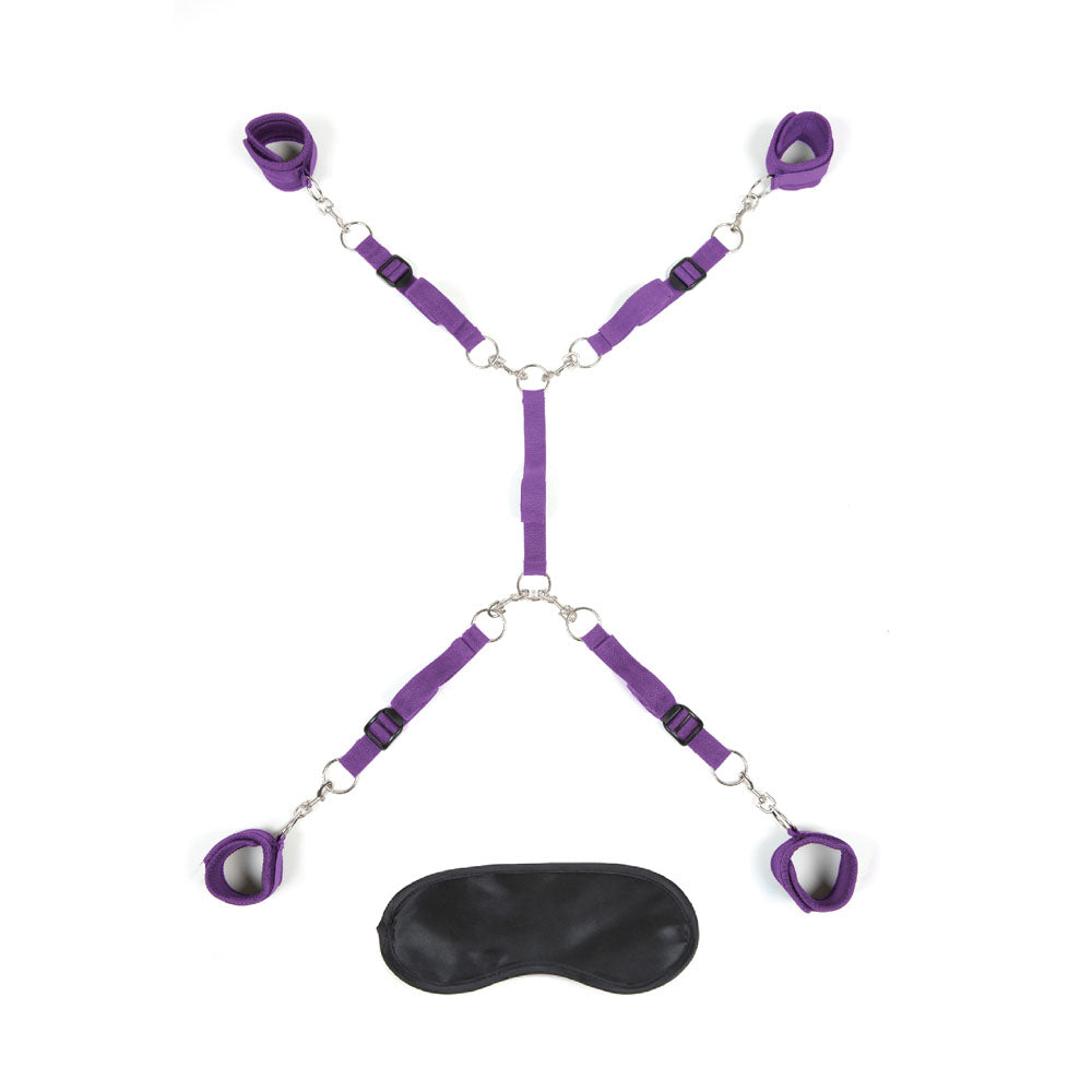 "7pc Bed Spreader - Purple EL-LF1328-PUR"