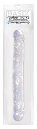 "Basix Rubber Works 12 Inch Double Dong - Clear PD4305-20"