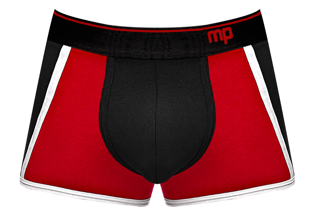 "Retro Sport Panel Short - Medium - Black/ Red MP-155265BRMD"