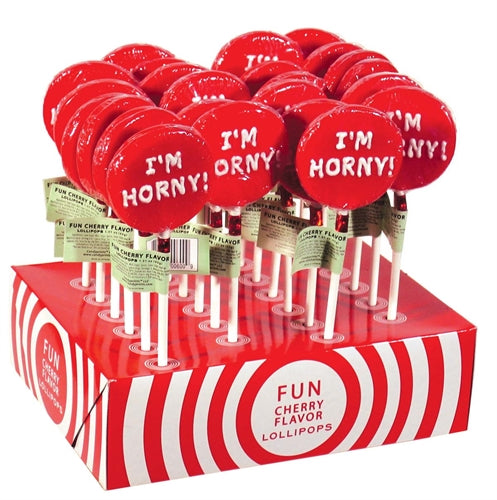 "i'm Horny! Lollipops - 24 Piece Display CP-600"