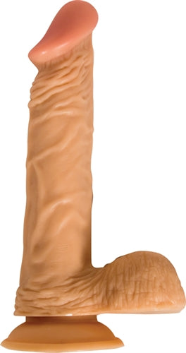 "8 Inch Vibrating All American-Whopper With Balls NW1898-1"