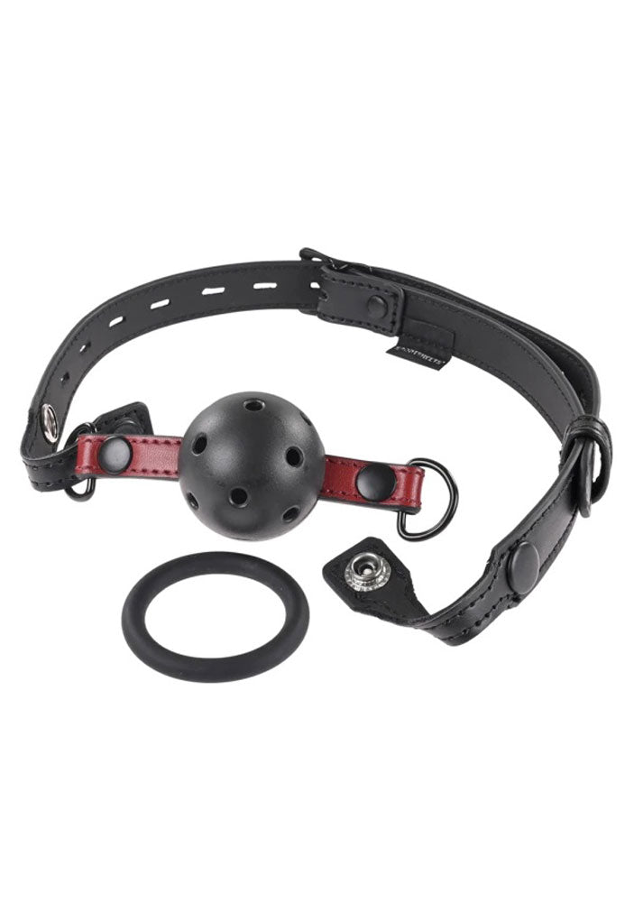 "Saffron Interchangeable Gag - Black/red SS48027"
