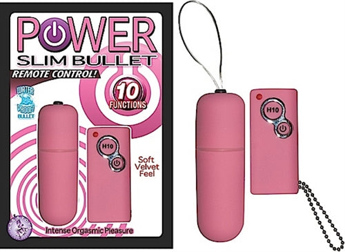 "Power Slim Bullet Remote Control - Pink NW2317-1"
