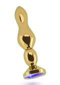 "Rich R4 Gold Metal Plug - 4.8 Inch - Dark Purple Sapphire RI-RIC004GLD"