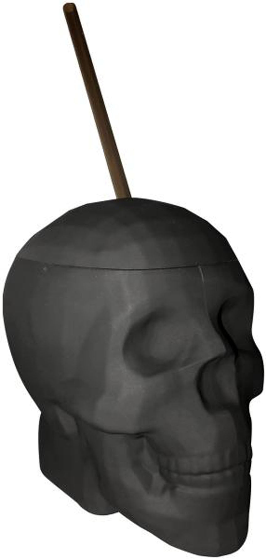 "Black Matte Skull Cup 22 Oz KG-NVD73"