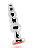 "Rich R5 Silver Metal Plug - 4.9 Inch - Red Sapphire RI-RIC005SIL"