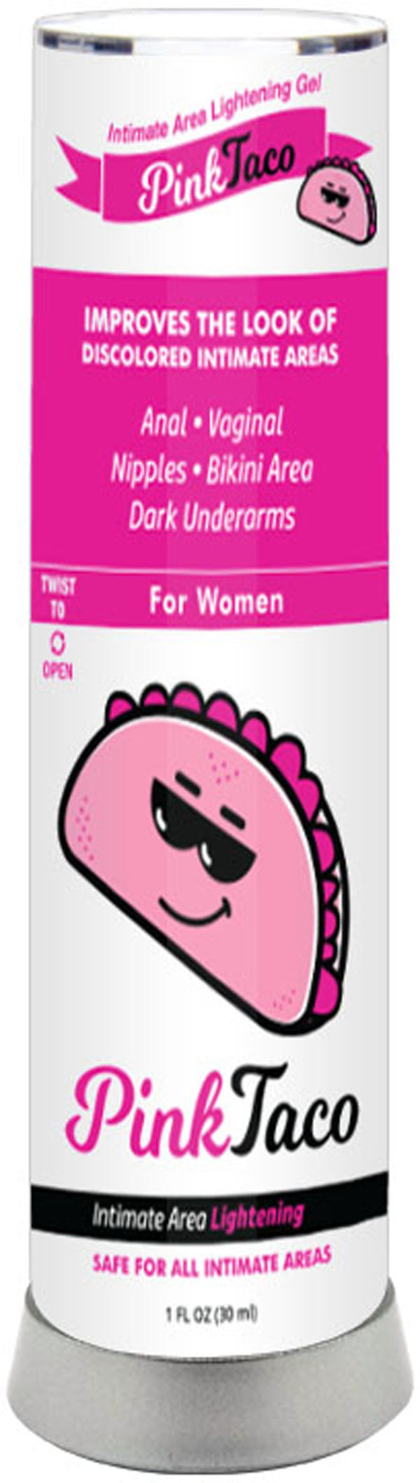 "Pink Taco Intimate Area Lightening Gel 1 Oz Bottle BA-PT10"