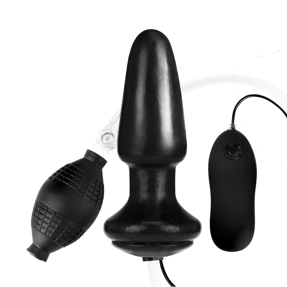 "Lux Fetish 4 Inflatable Vibrating Butt Plug EL-LF-5304"