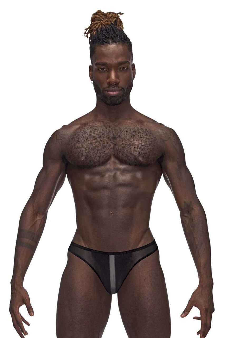 "Landing Strip Bikini Brief - Small - Black MP-480271BKSL"