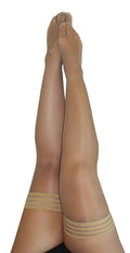 "Jenny - Champagne Thigh High - Size D - Nude KX-1309D-NUD-D"