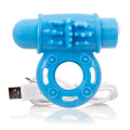 "Charged Owow Rechargeable Vibe Ring - Blue AOW-BU-101E"