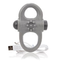 "Charged Yoga Rechargeable Vibe Ring - Grey AYOG-G-101E"